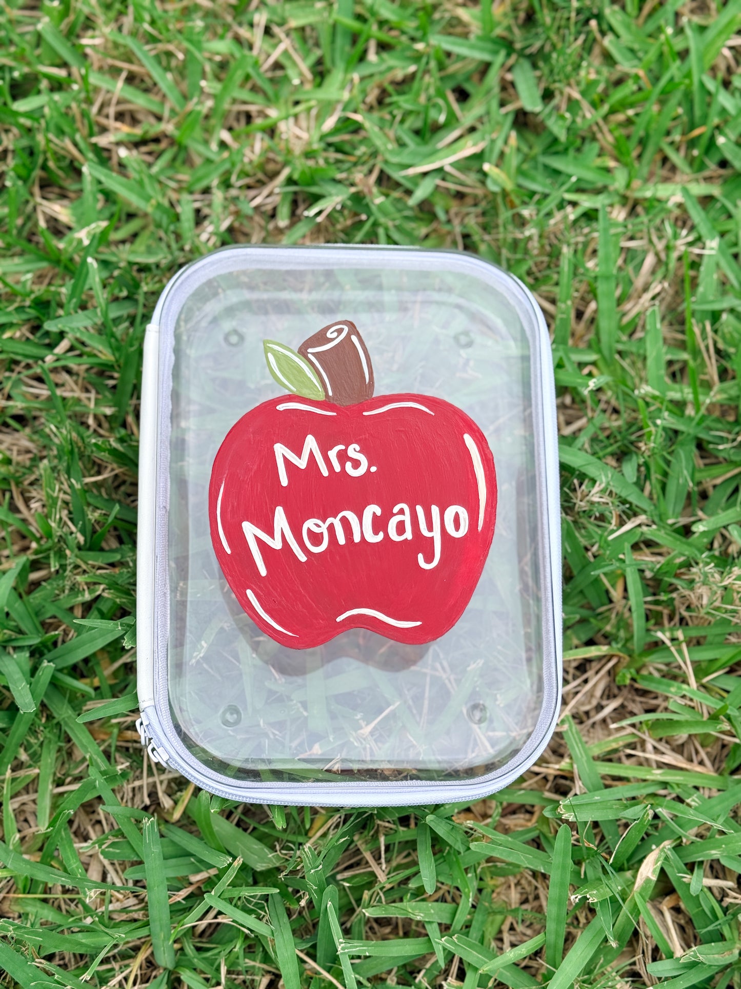 Personalized hard shell teacher case