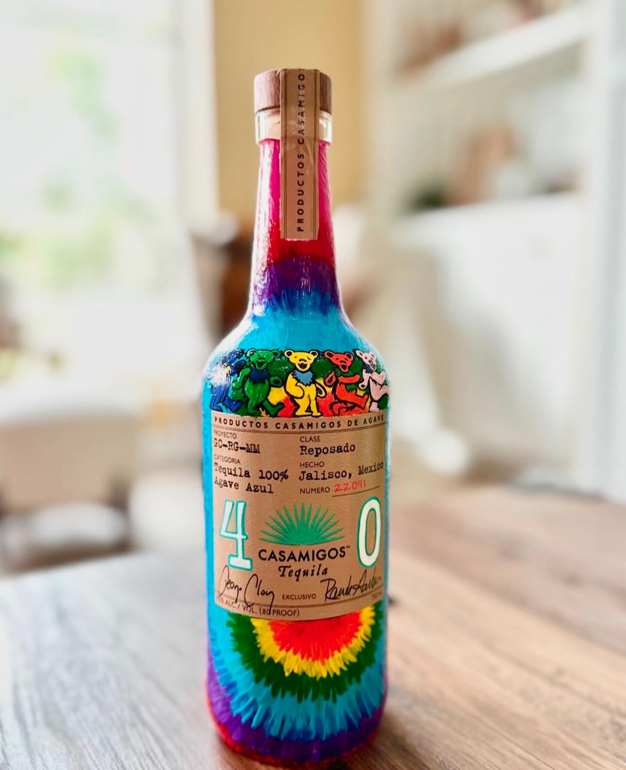 Custom Casamigos bottle