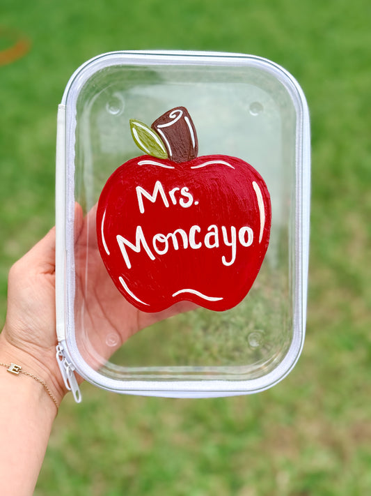 Personalized hard shell teacher case