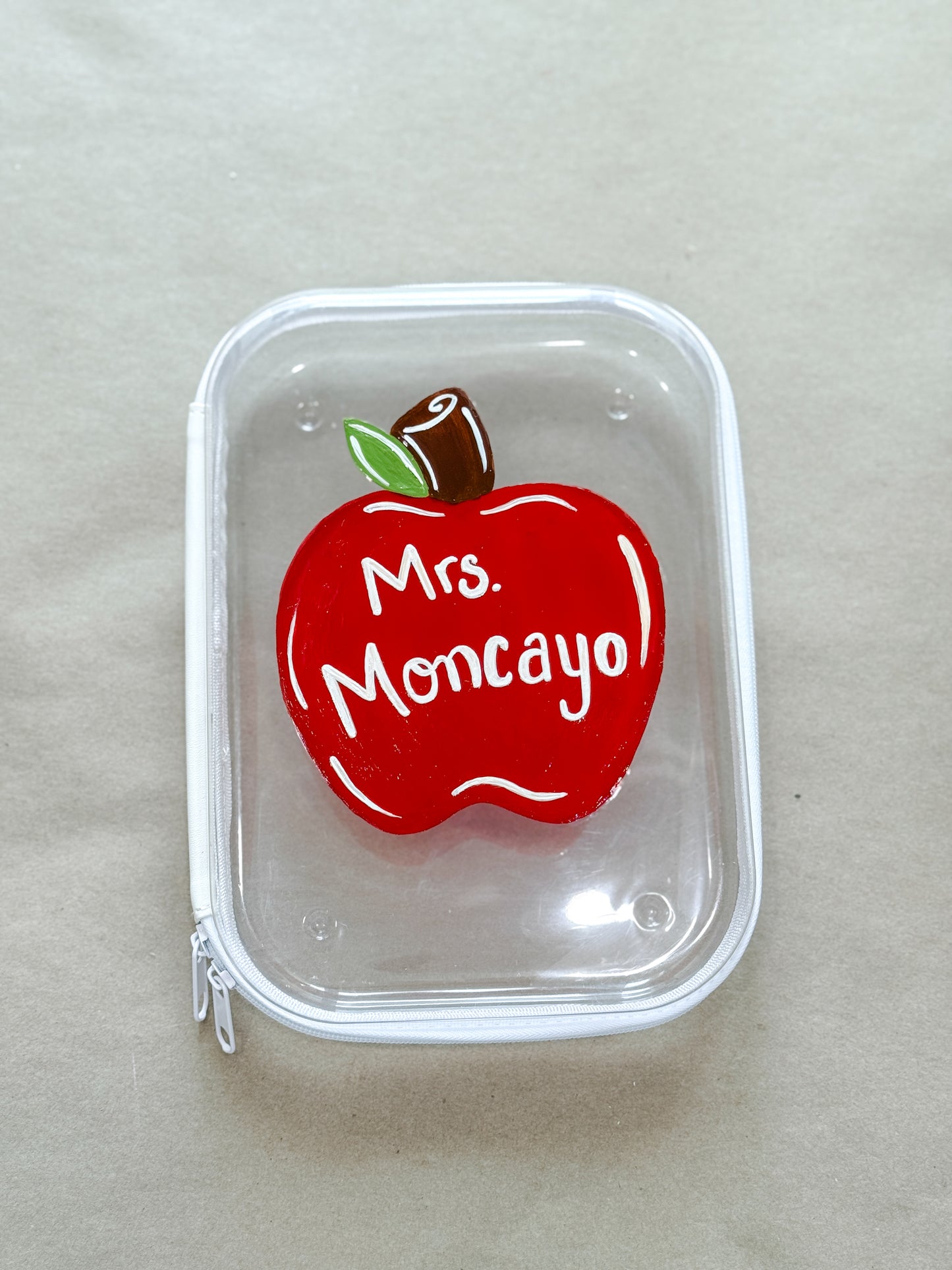 Personalized hard shell teacher case