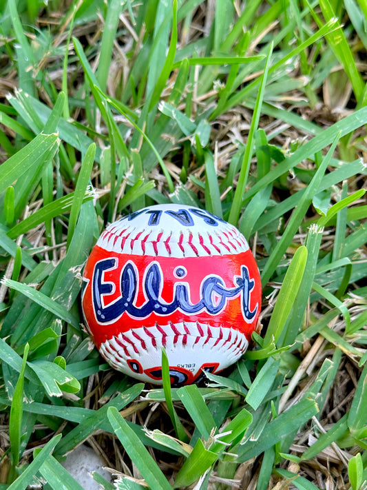 Customized/Personalized Hand Painted Sports Ball