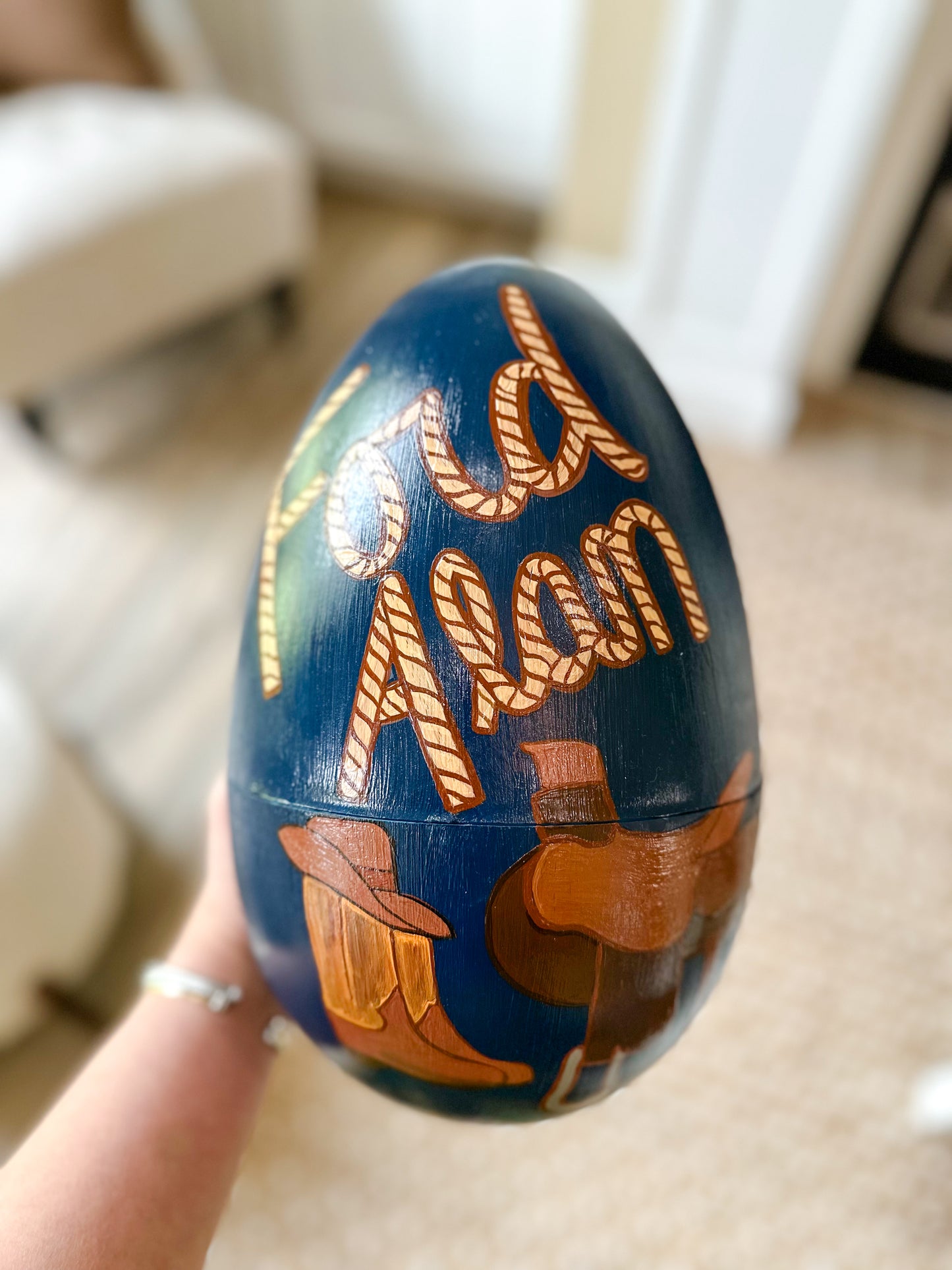 Custom Easter Egg 8 Inches