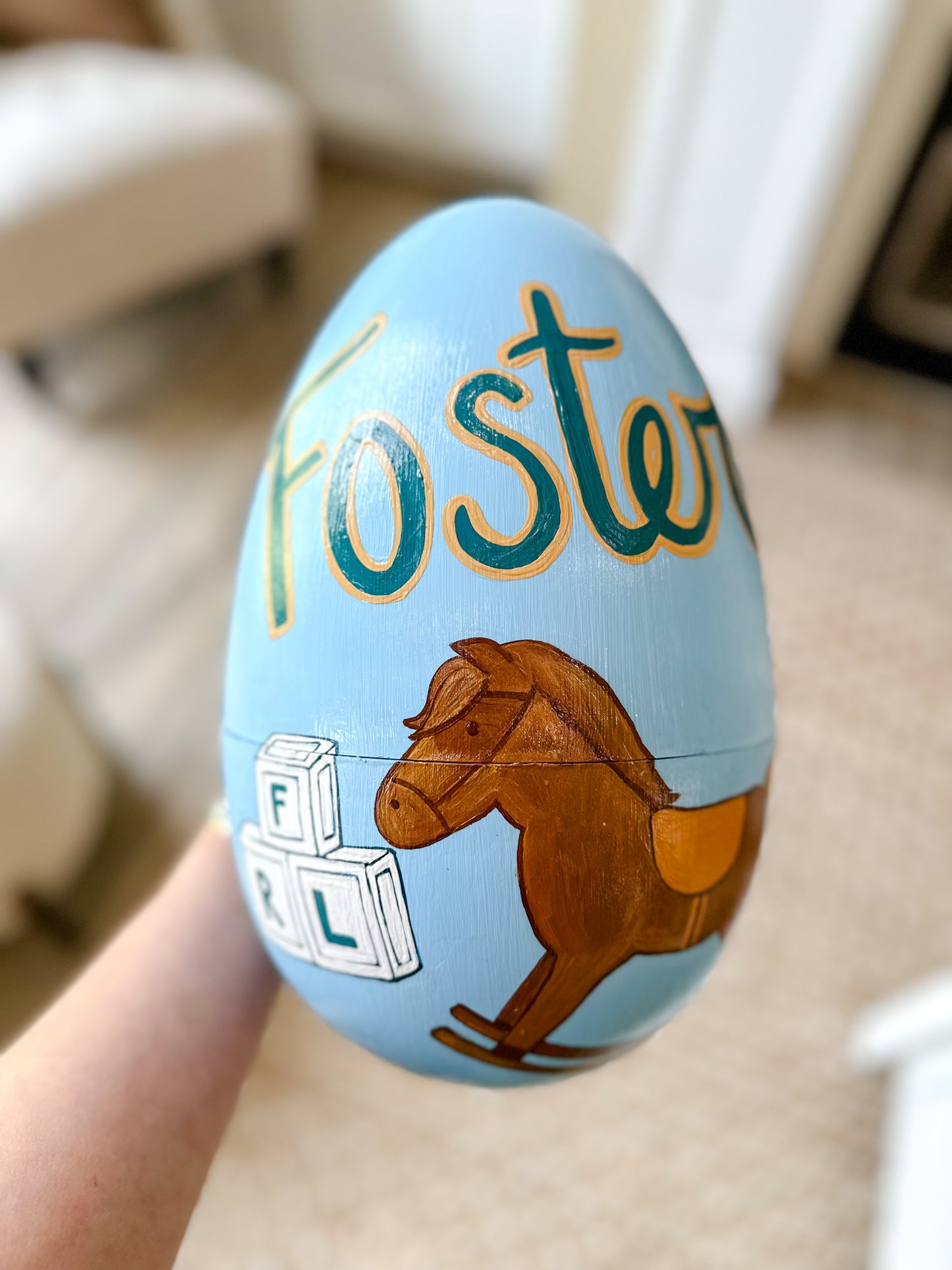 Custom Easter Egg 8 Inches