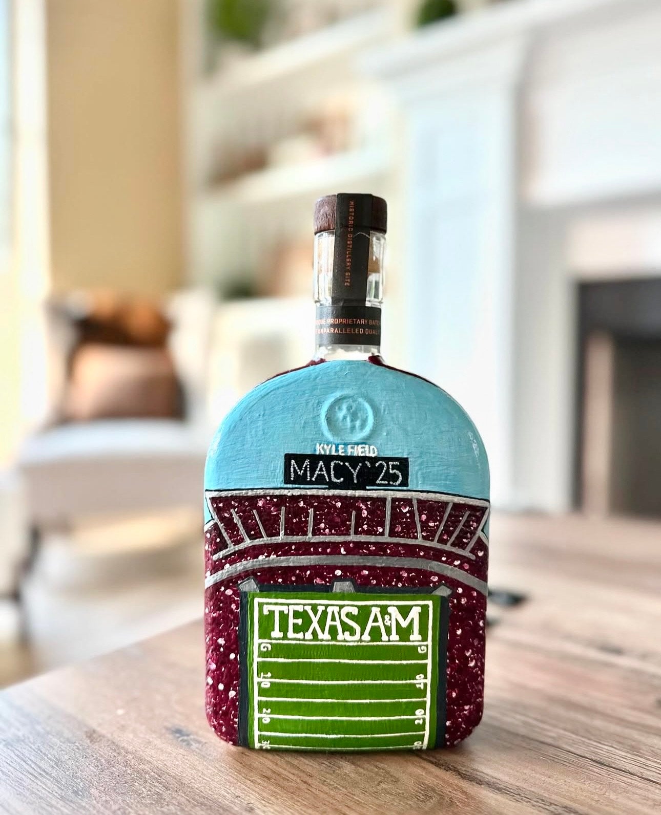 College Themed Bottle Texas A&M